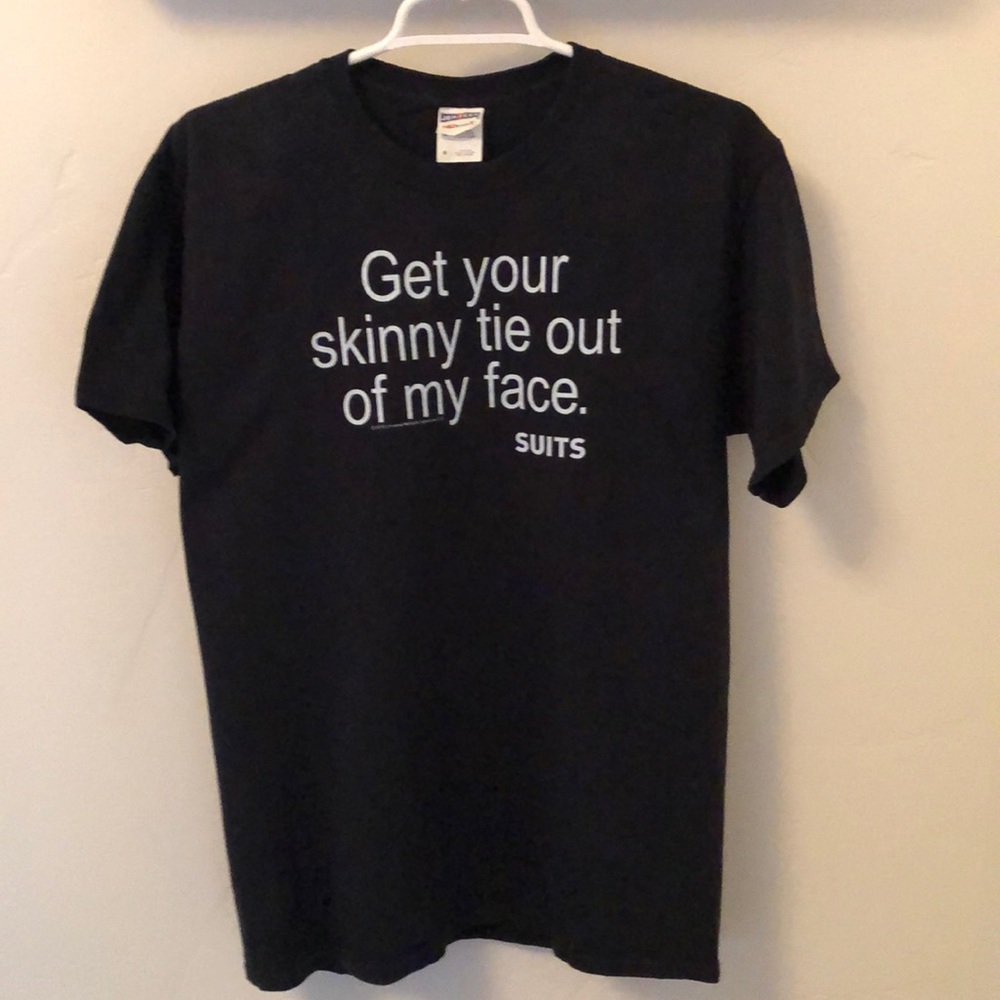 Black “Suits” T-Shirt